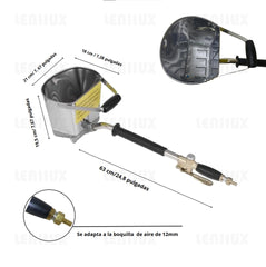 REVOCADORA DE MORTERO NEUMATICA