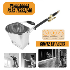 Revocadora de mortero para terrajeos