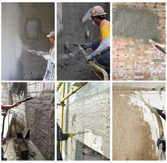 Maquina de pulverización industrial de mortero