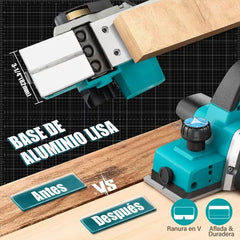 CEPILLO ELECTRICO CON DOBLE CUCHILLA 1200W PARA MADERA