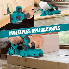 CEPILLO ELECTRICO CON DOBLE CUCHILLA 1200W PARA MADERA
