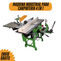 MAQUINA INDUSTRIAL DE CARPINTERIA 4 EN 1