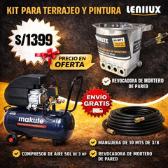 KIT PARA TERRAJEOS ( LISTO PARA TRABAJAR)